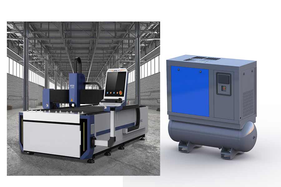air compressor for fiber laser cutting machine