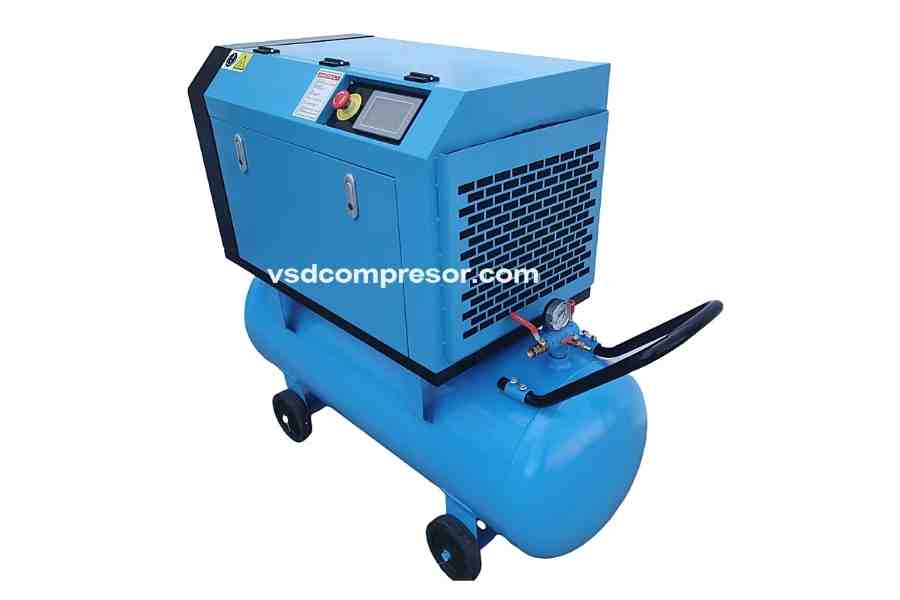 portable rotary screw air compresso